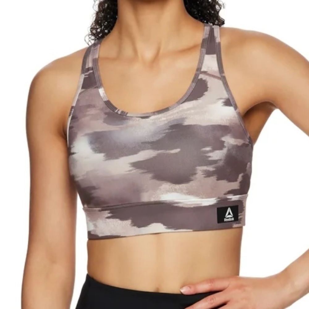 Reebok Deep Taupe Medium Impact Getaway Bra